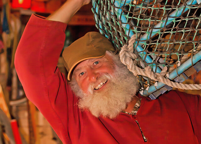 Jutter bij Museum Kaap Skil